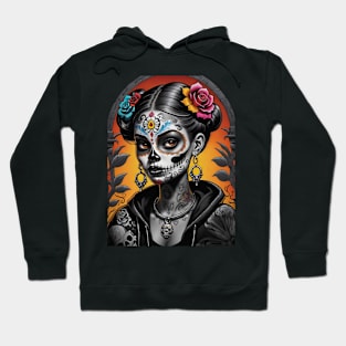 Catrina Dia De Los Muertos Hoodie